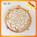 MC87 Custom Garment flower metal accessories for metal tag